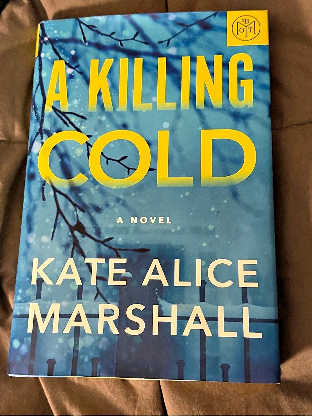 BOTM A Killing Cold Hardcover Book in Blue Like New